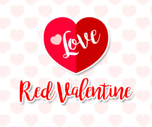 Red Valentine Promotion banner